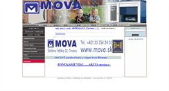 Desktop Screenshot of mova.sk