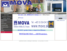 Tablet Screenshot of mova.sk